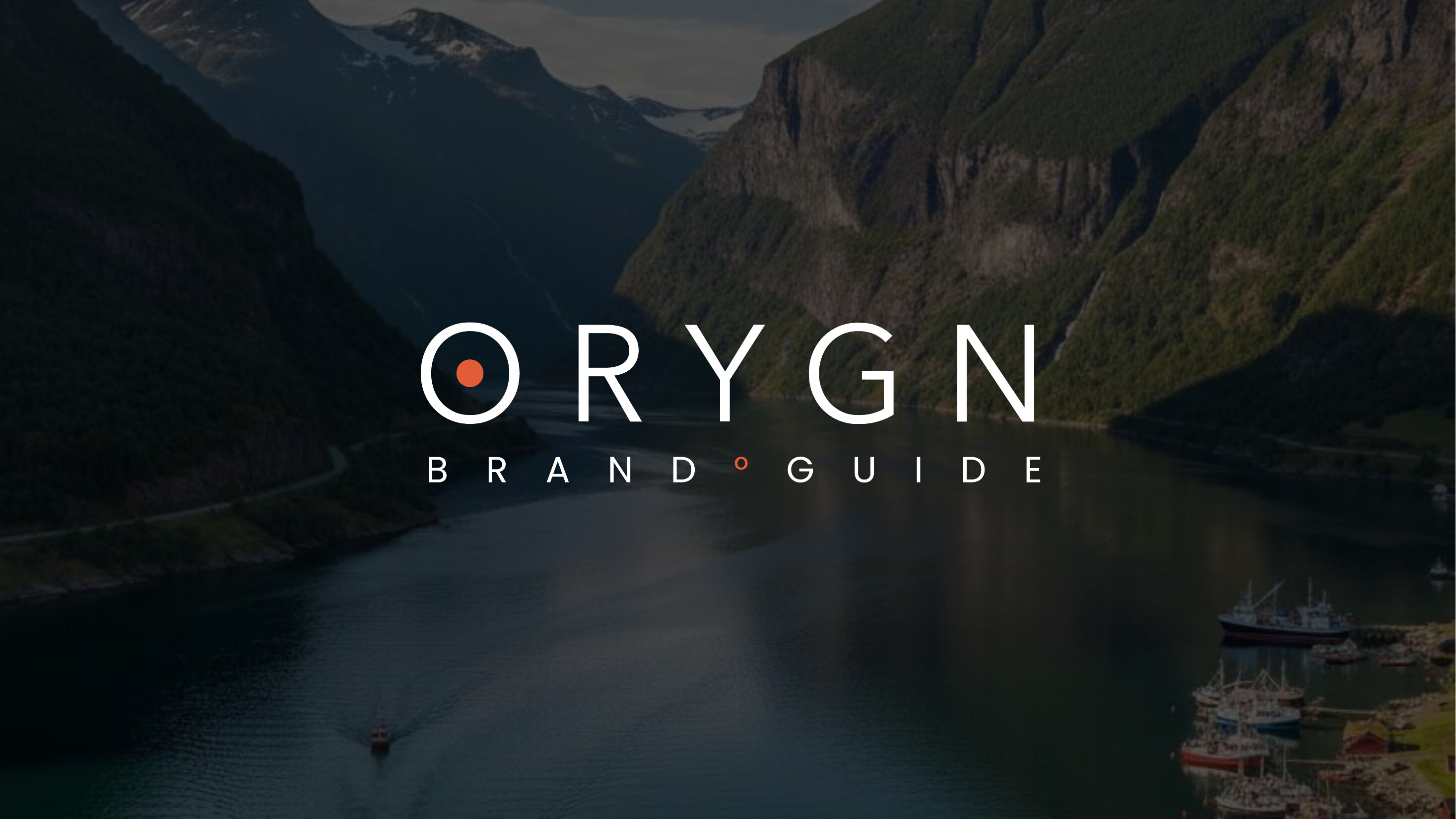 ORYGN brand guide preview